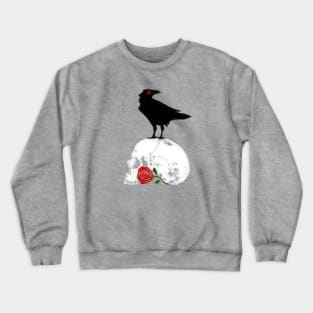 The Raven and the Red Rose Crewneck Sweatshirt